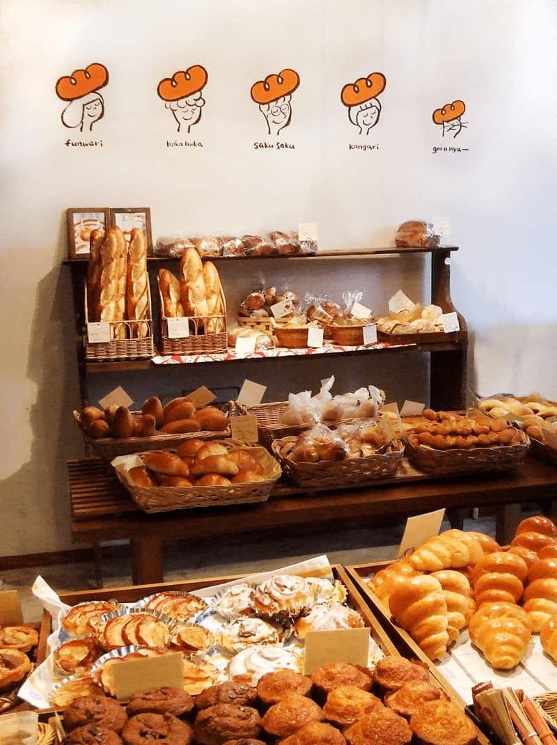 BREAD JUNCTIONの店内ペイント写真