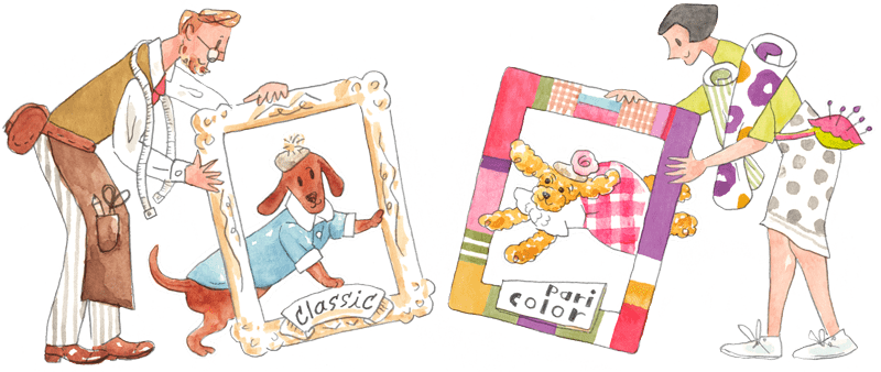 職人2人のイラスト